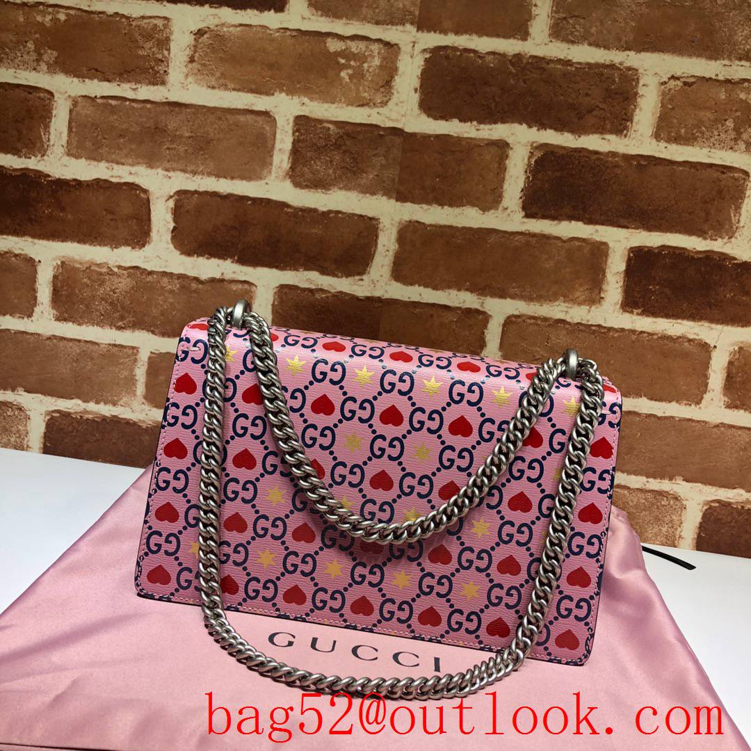 Gucci Dionysus Medium pink lovely calfskin chain Shoulder purse Bag