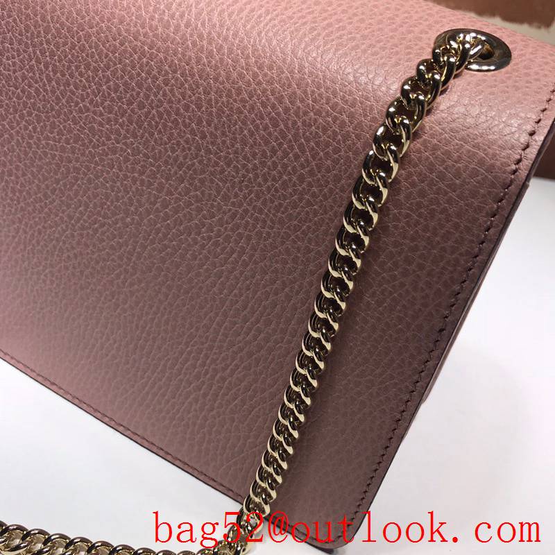 Gucci Leather Small pink Old School Messenger shoulder Bag