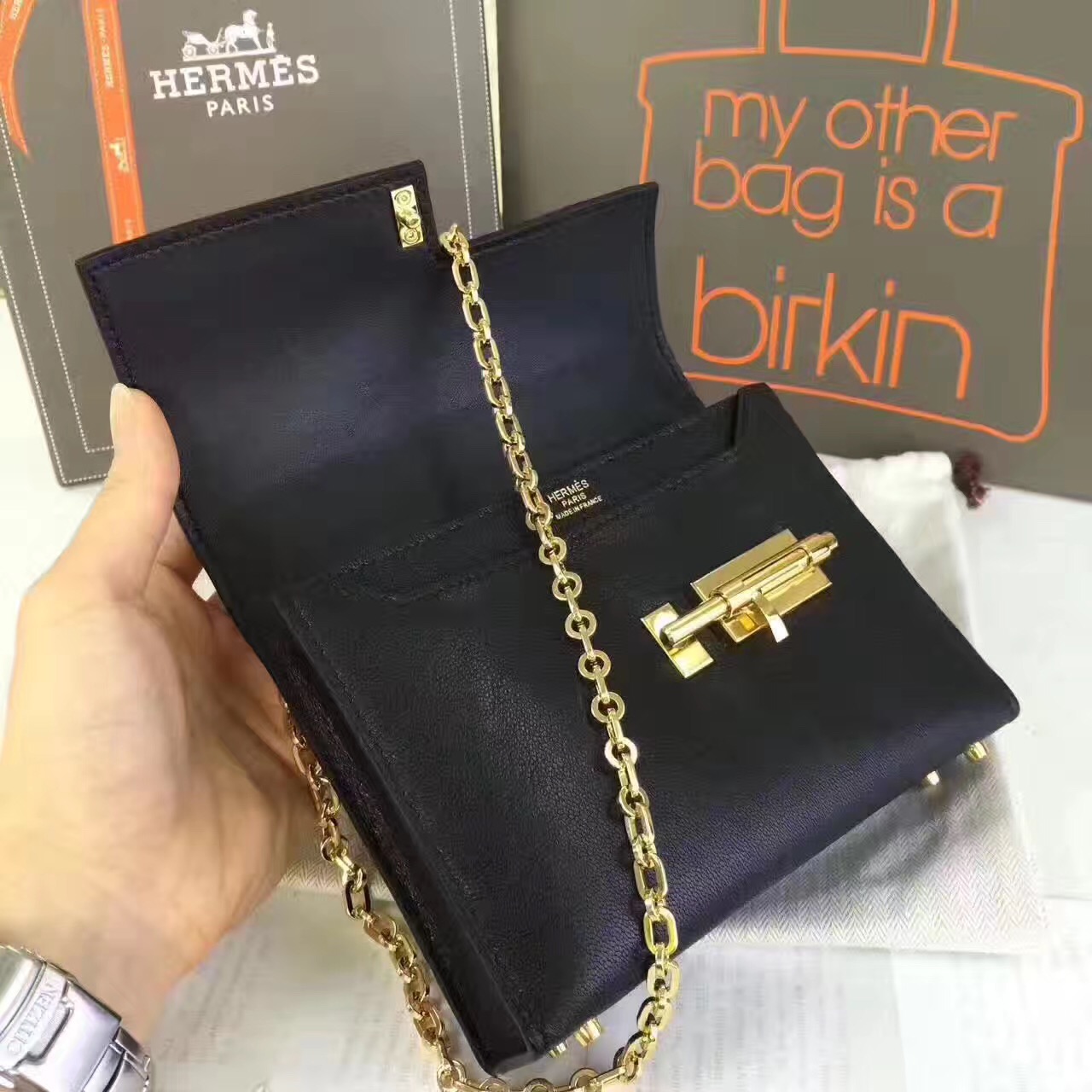 hermes verrou mini price