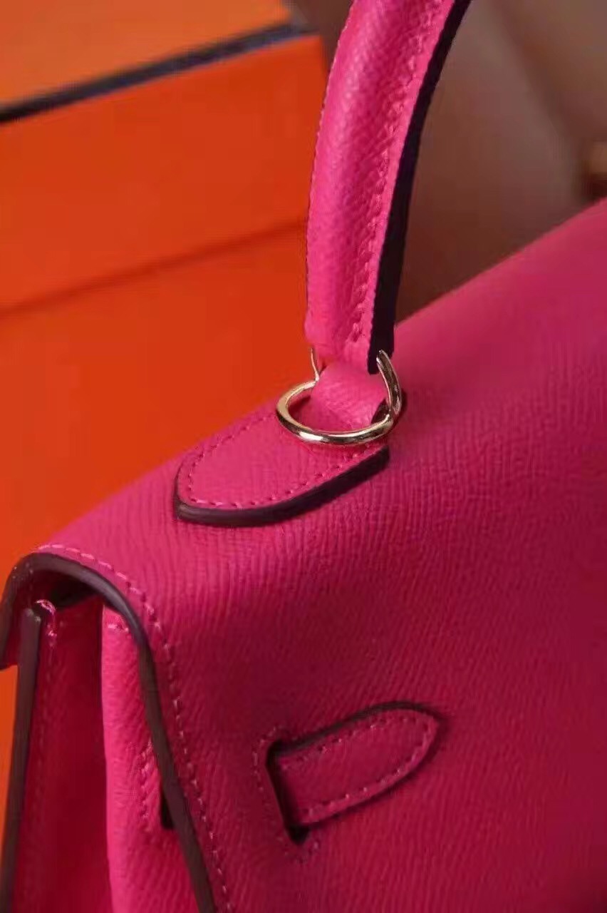 Hermes small Epsom red Kelly rose handbags [hermes225] - $284.00 ...