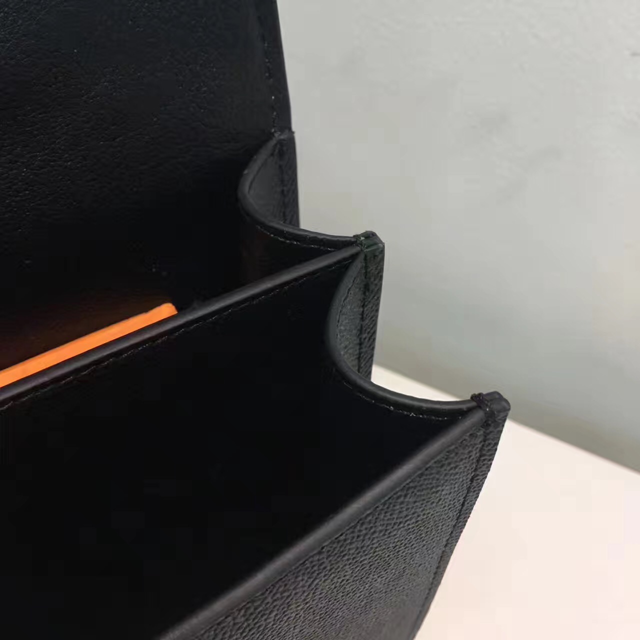 Hermes Epsom Constance black handbags