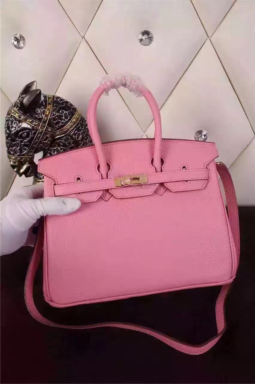  Hermes  mini  25cm Birkin  pink handbags hermes248 237 