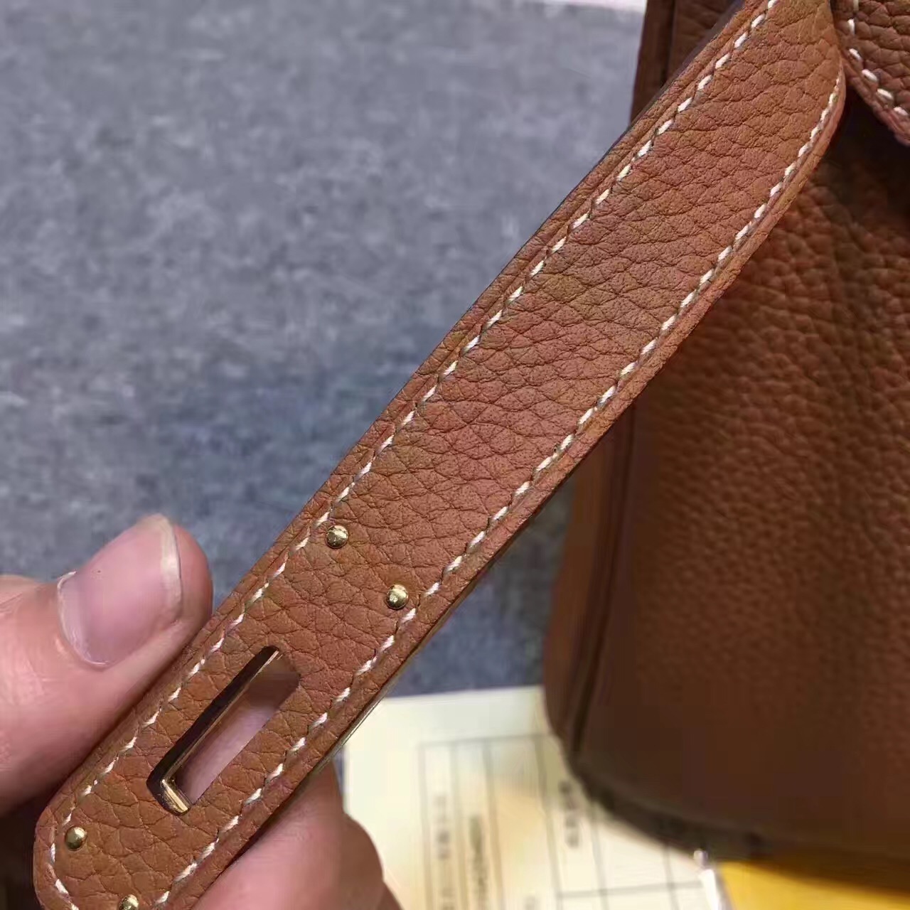 Hermes Birkin top leather brown handbags