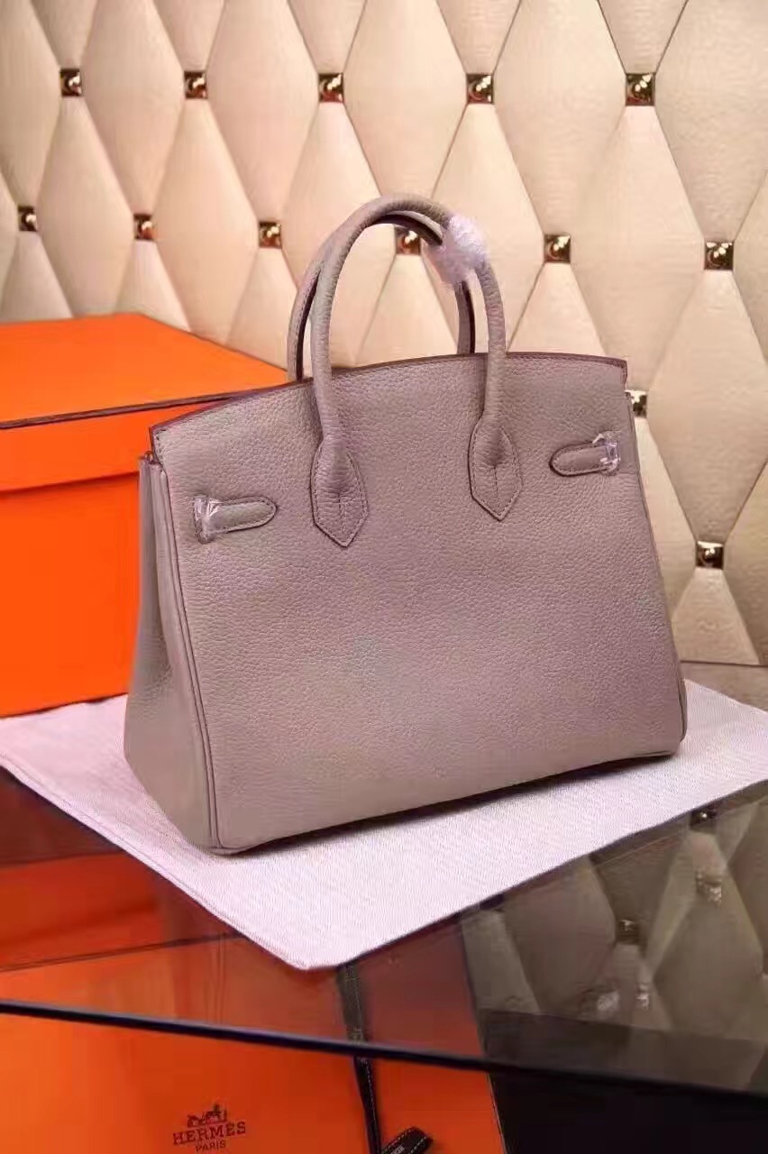 Hermes Birkin gray handbags