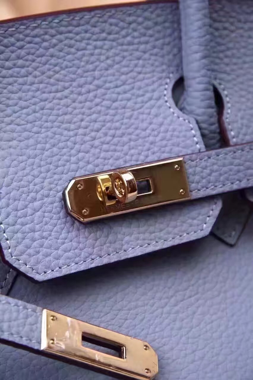 Hermes Birkin sky blue handbags