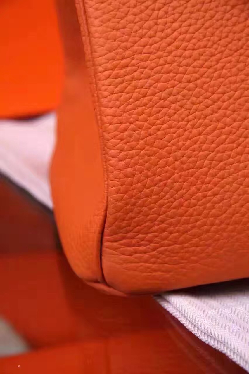Hermes Birkin orange handbags