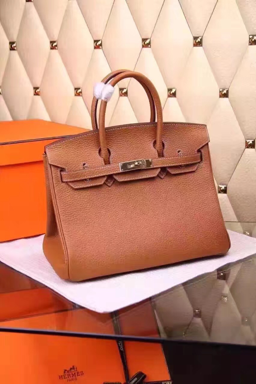 Hermes Birkin tan handbags