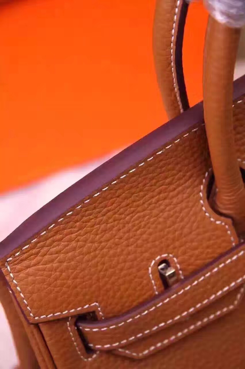 Hermes Birkin tan handbags