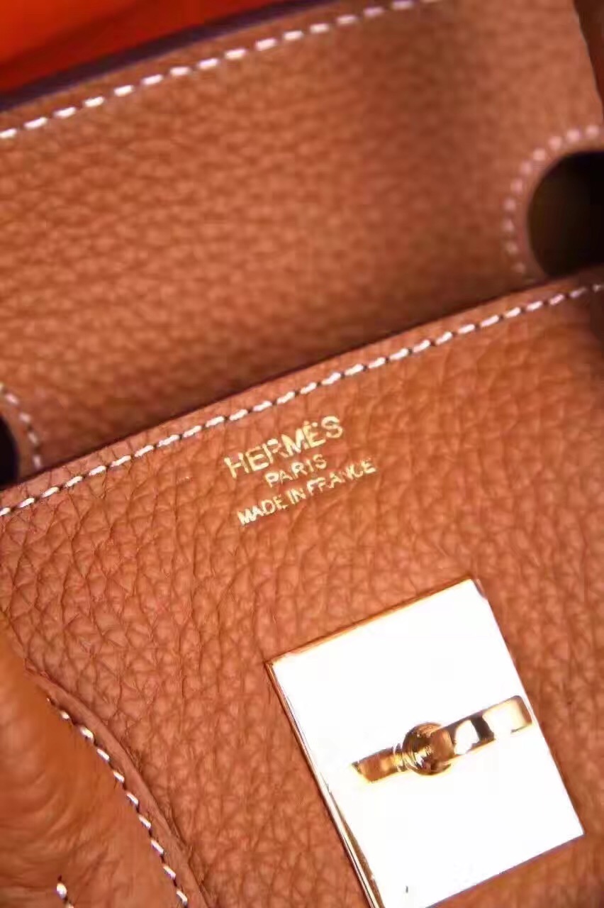 Hermes Birkin tan handbags