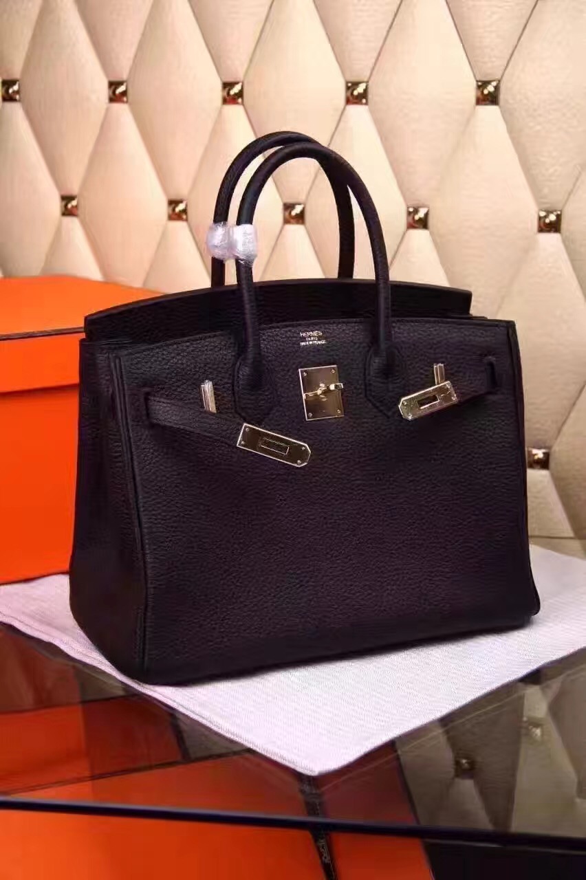 Hermes Birkin black handbags