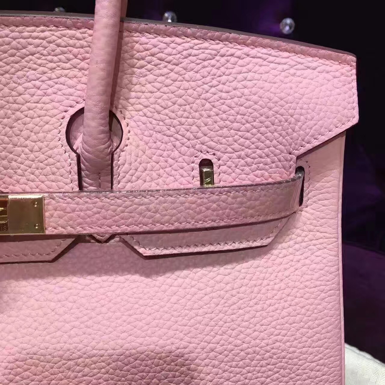 Hermes Birkin grain pink handbags