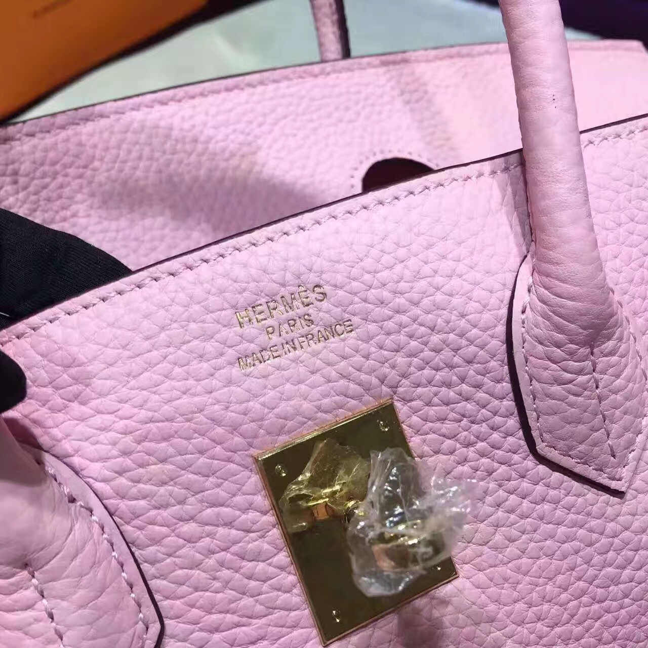 Hermes Birkin grain pink handbags