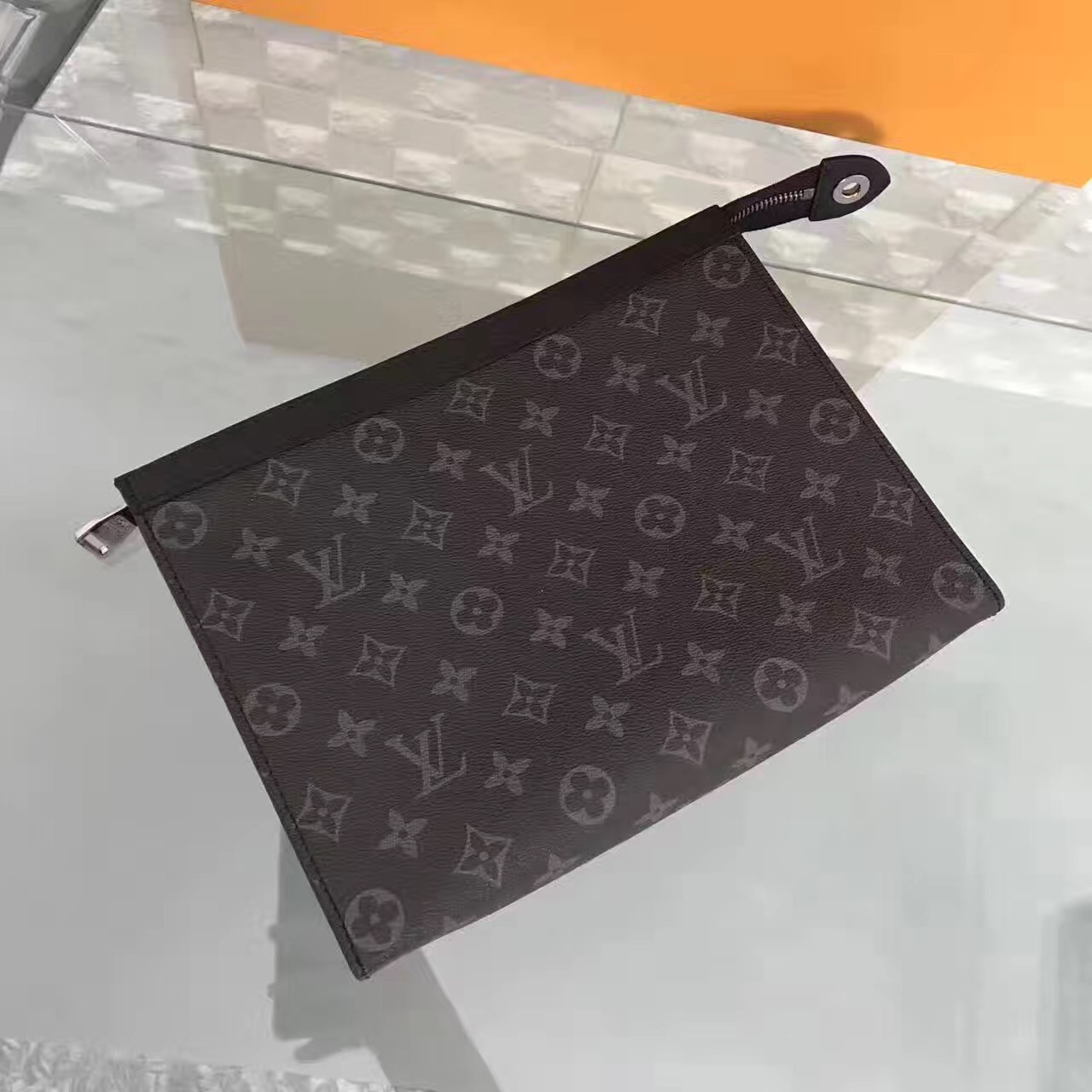 LV Louis Vuitton monogram clutch handbags