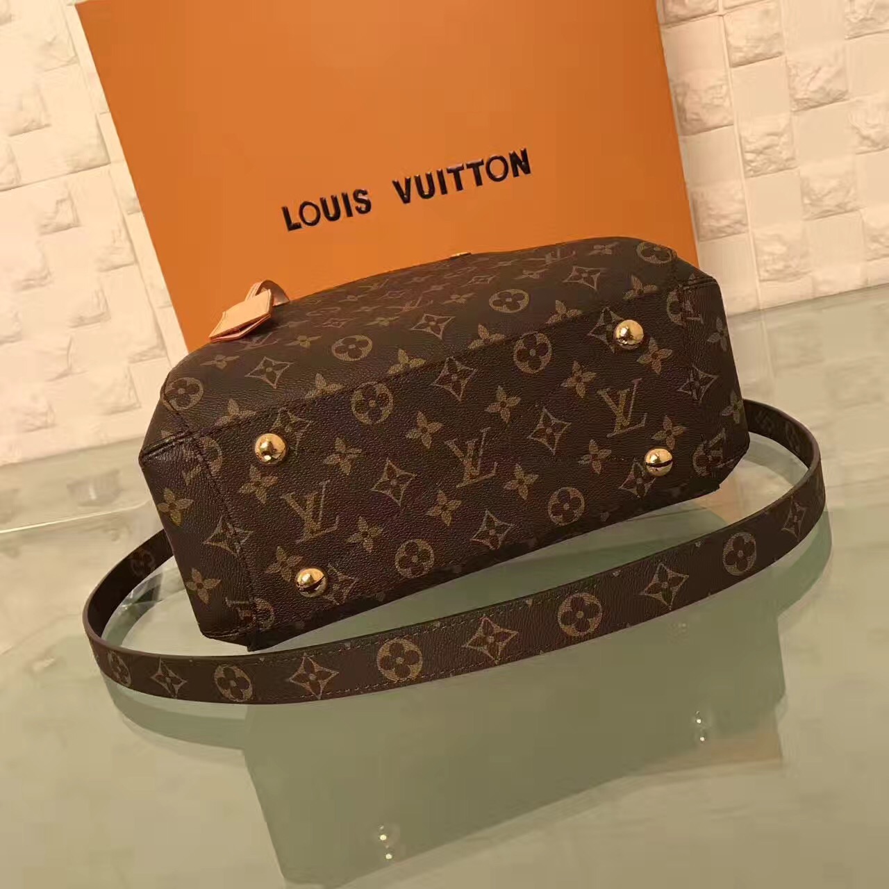 LV Louis Vuitton small monogram Montaigne handbags
