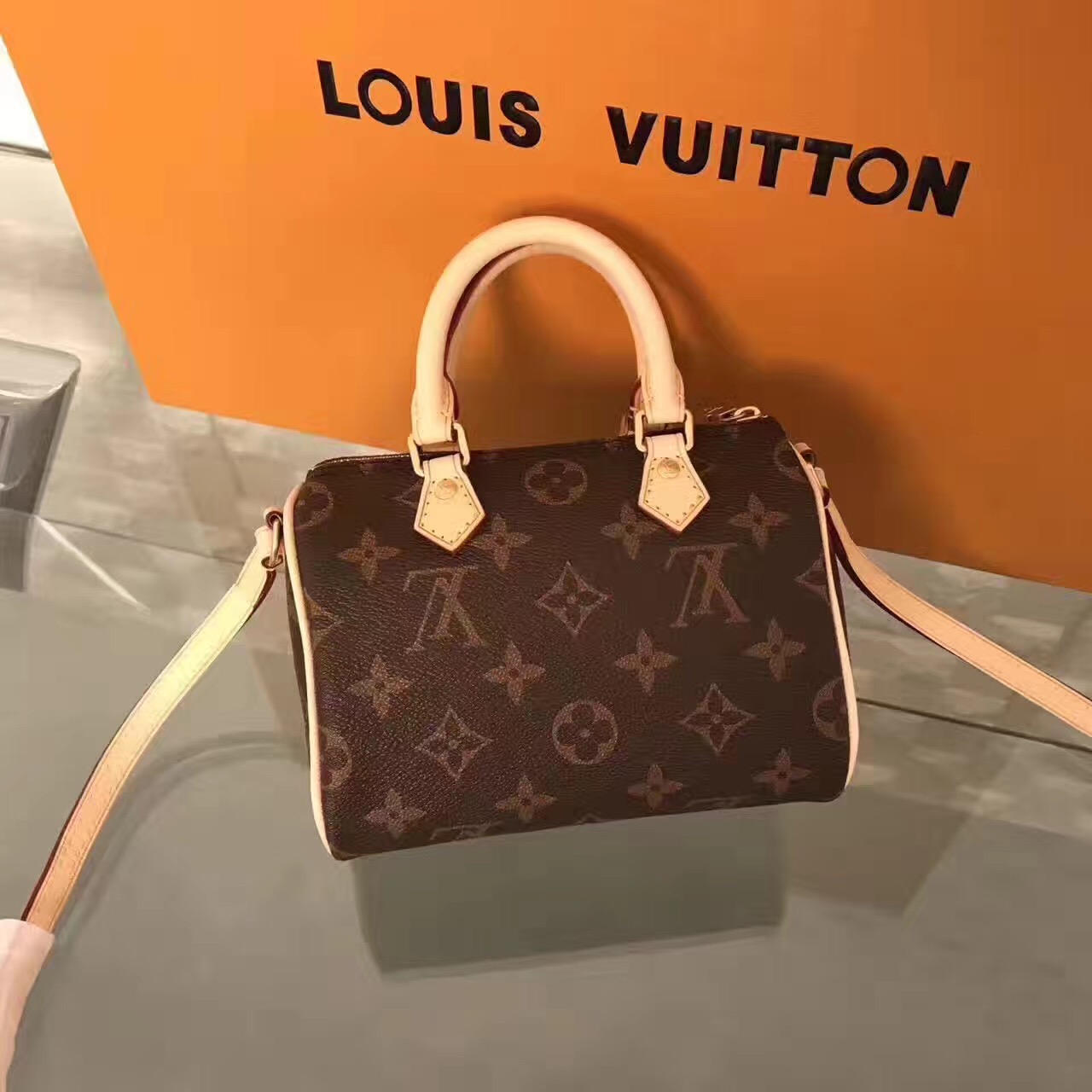 LV Louis Vuitton small monogram speedy handbags