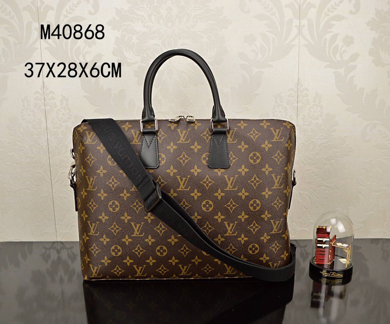 LV Louis Vuitton M40868 Monogram Messenger Graphite bags Damier Canvas Handbags