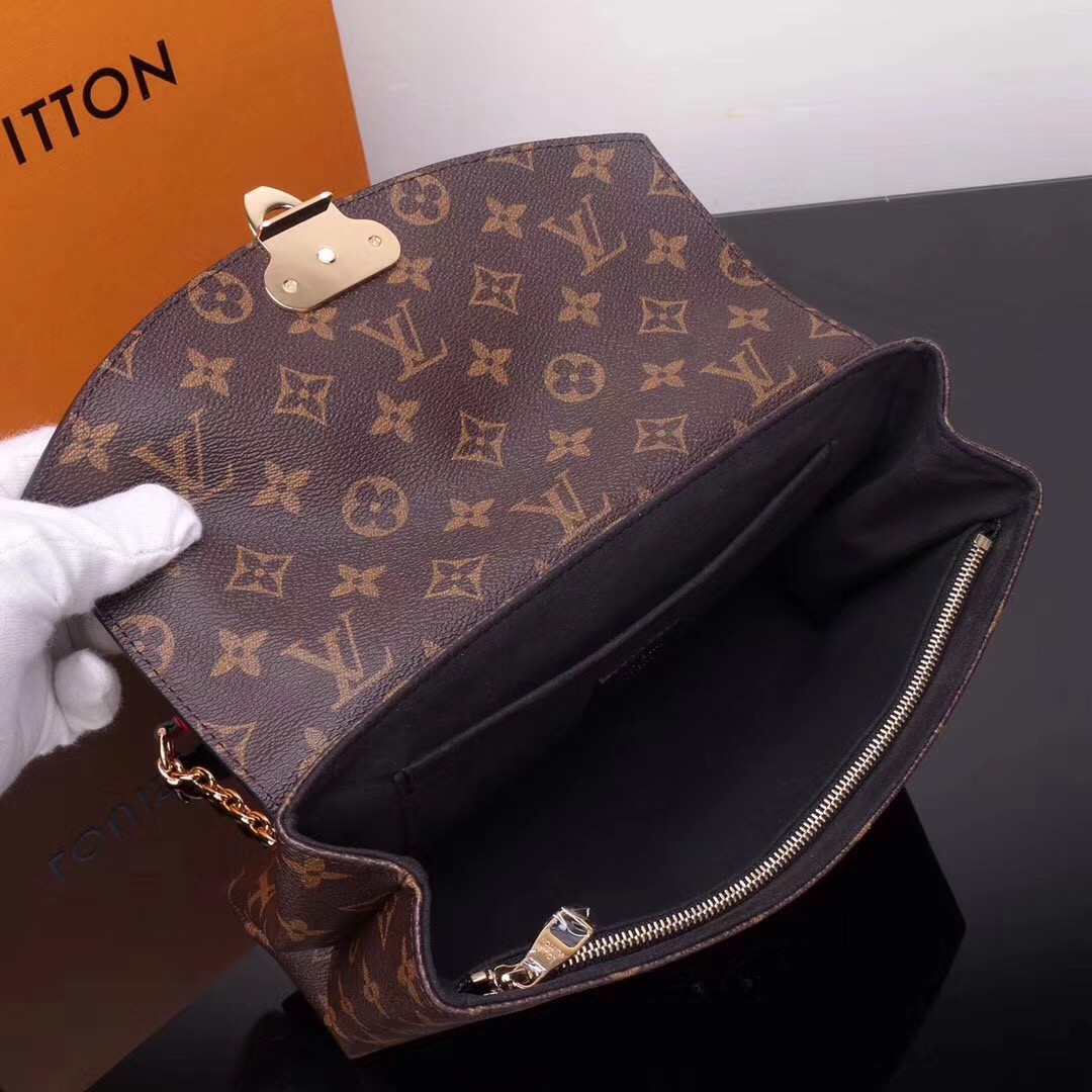 Brown Louis Vuitton Monogram Saint Placide Crossbody Bag