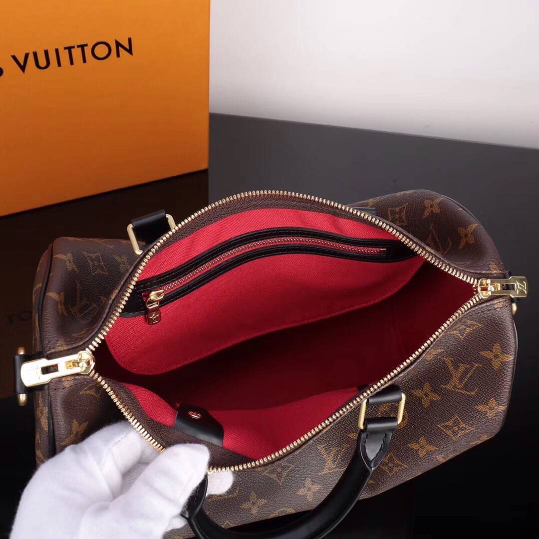 LV Louis Vuitton M48284 Speedy 30 Leather Monogram Handbags bags 30cm