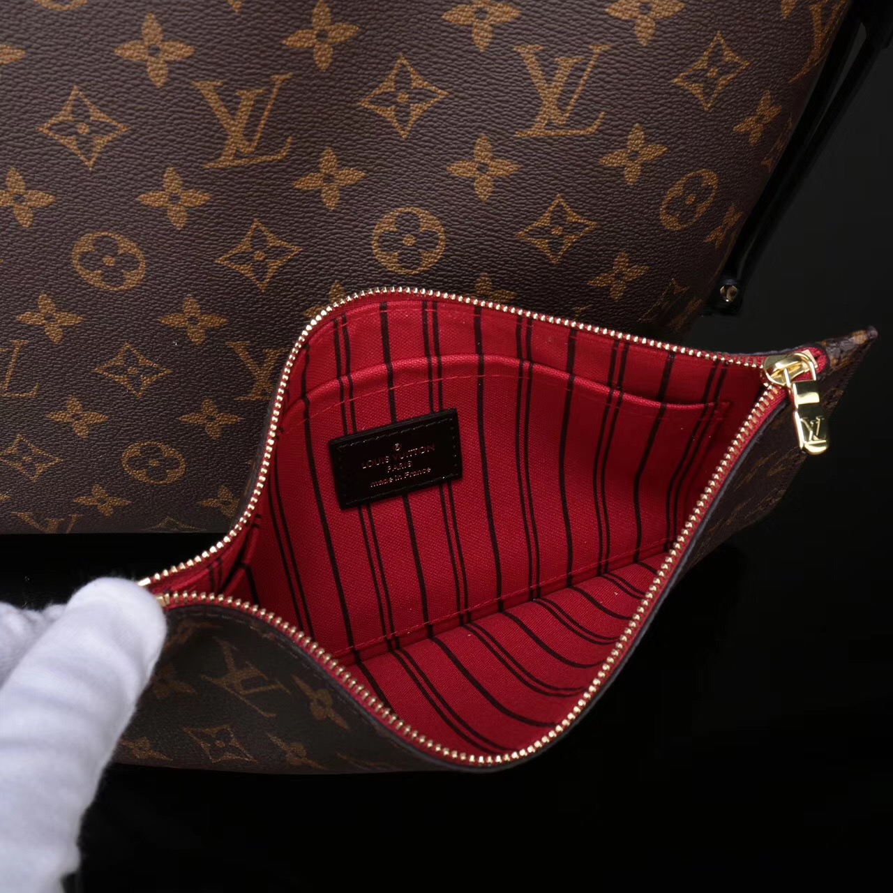 LV Louis Vuitton Neverfull Medium M48288 MM bags Monogram Handbags