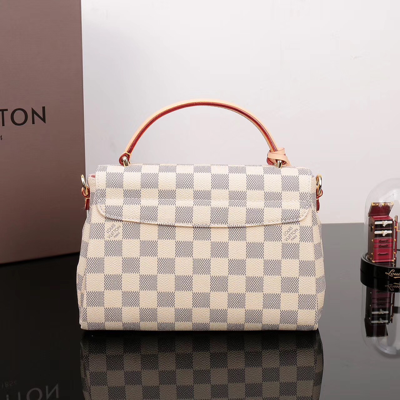 LV Louis Vuitton Croisette Damier bags N41581 Handbags White