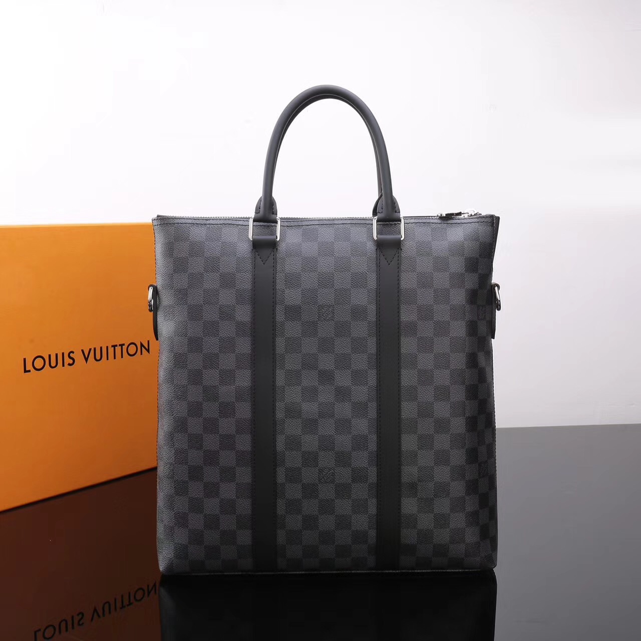 LV Louis Vuitton Explorer Tote Eclipse bags N40000 Monogram Handbags