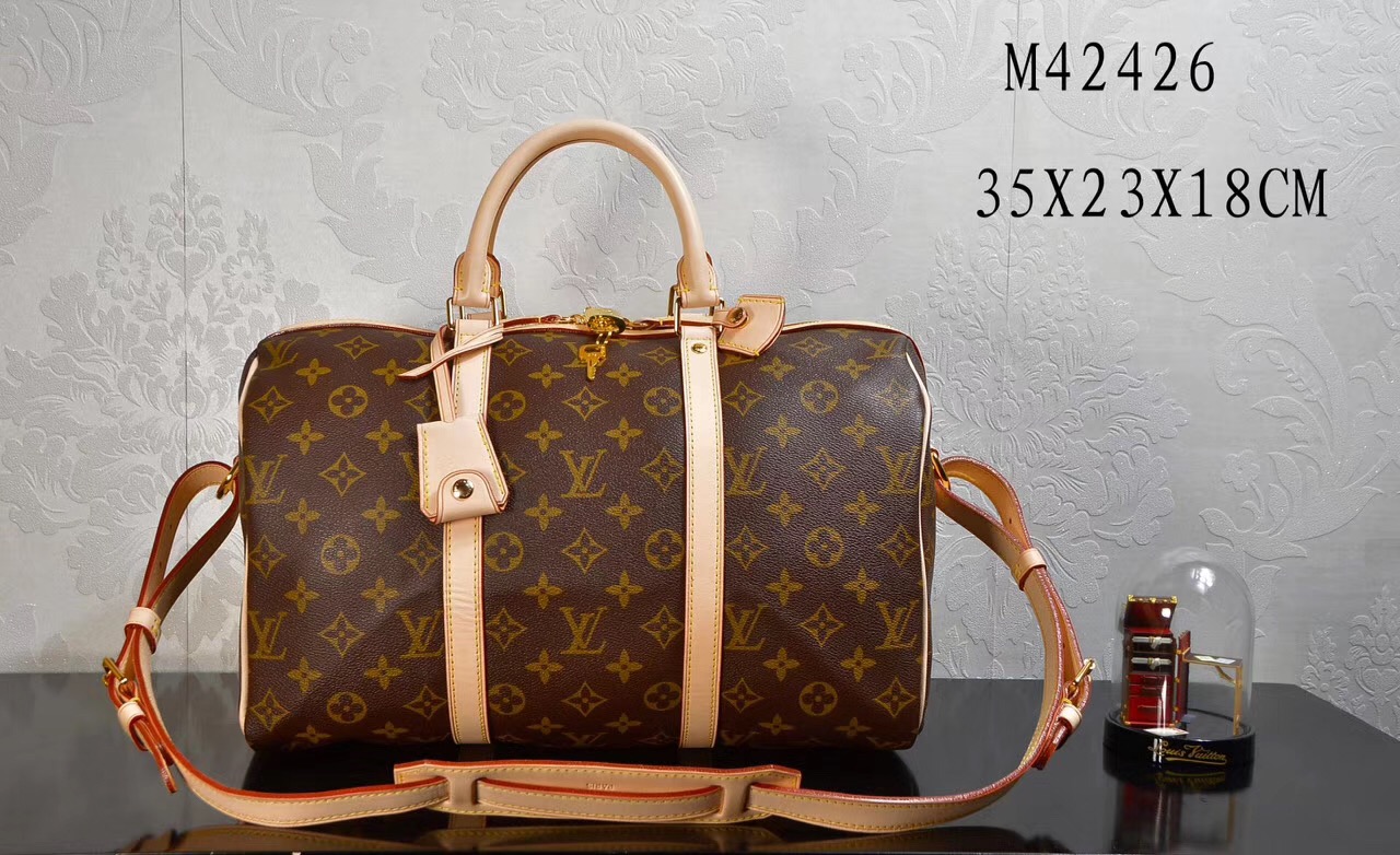 LV Louis Vuitton Keepall 35 Monogram bags M42426 Voyage Handbags