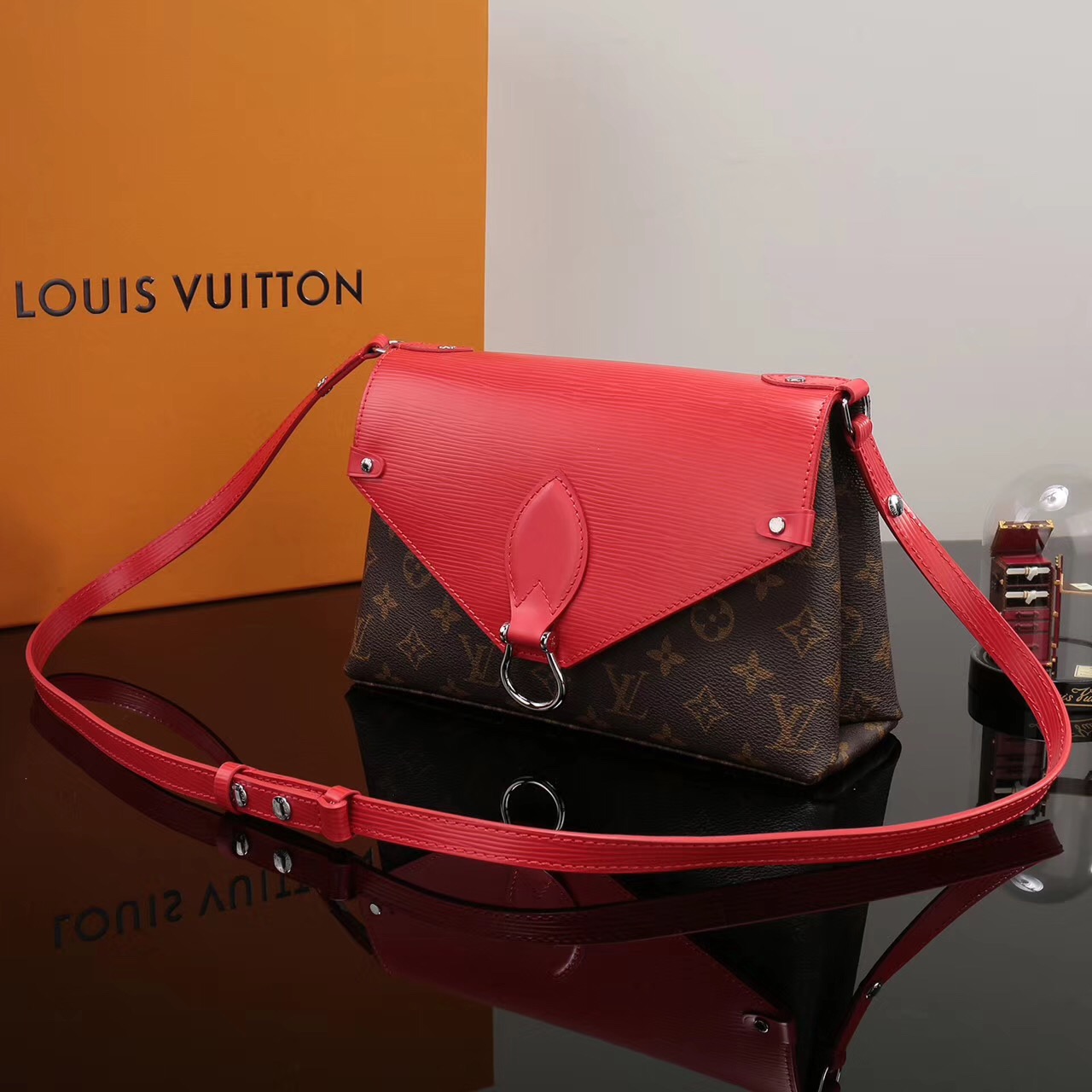 Louis Vuitton Monogram EPI Saint Michel Rose Ballerine For Sale at 1stDibs