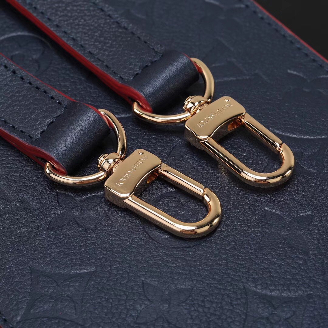 LV Louis Vuitton Pochette Metis bags M44071 Leather Handbags Black&red [LV1075] - $399.00 ...