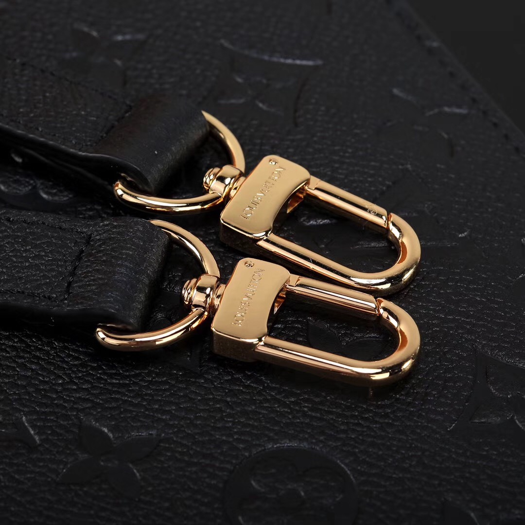 LV Louis Vuitton Pochette Metis Shoulder bags Leather M41487 Monogram Handbags Black