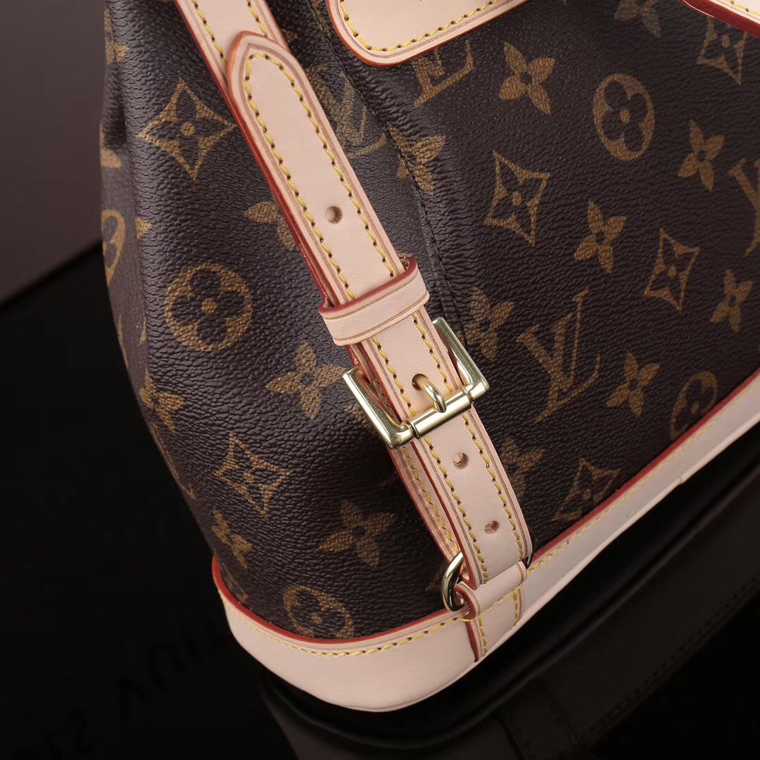 LV Louis Vuitton Monogram Montsouris bags Backpack M51137 Handbags Brown