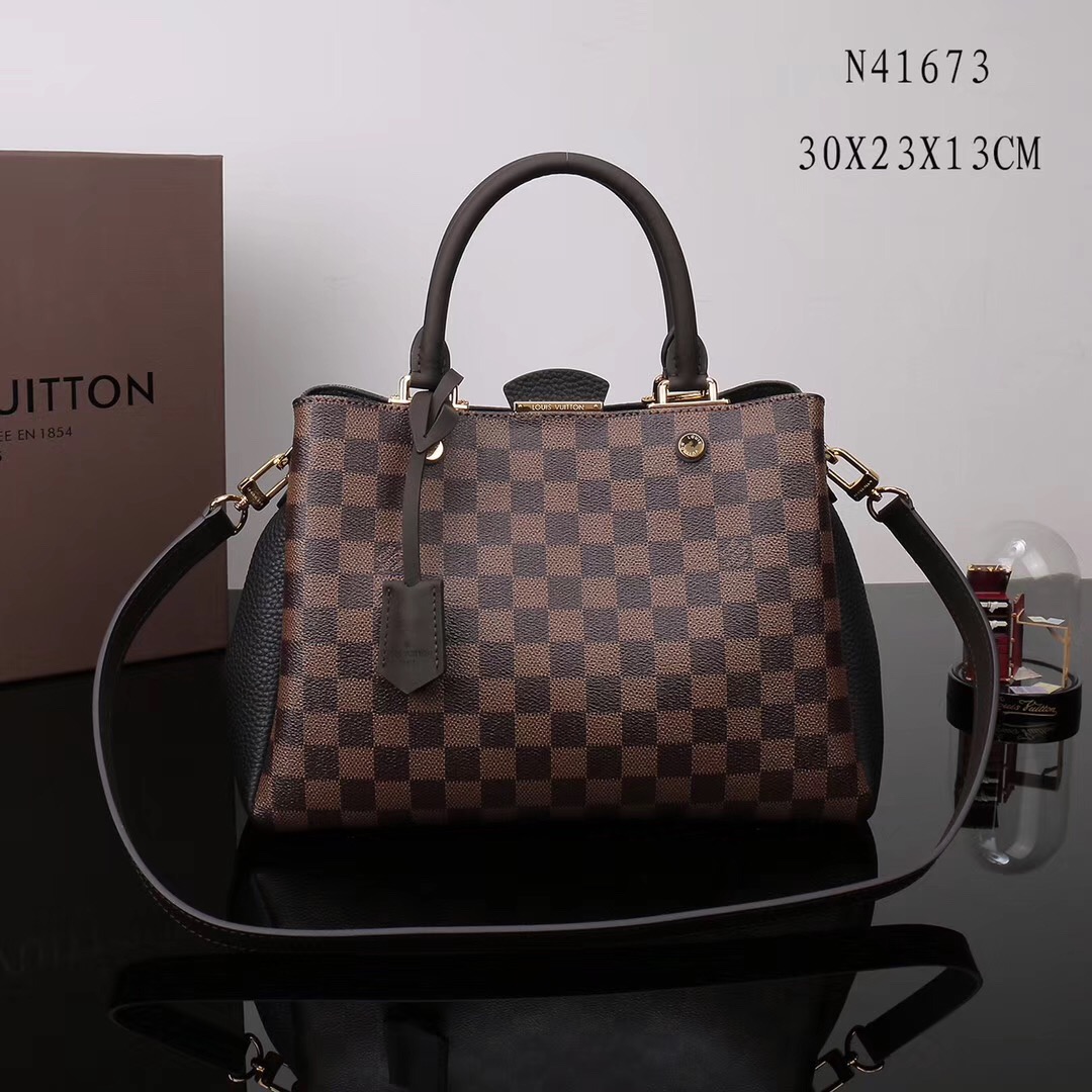 granske Vores firma fællesskab LV Louis Vuitton Monogram Brittany Damier Handbags N41673 bags Black  [LV1098] - $336.00 : Luxury Shop