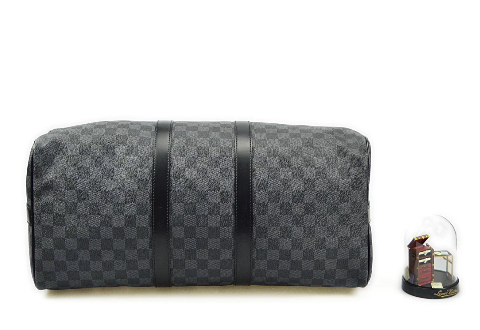 Men LV Louis Vuitton N41418 Keepall 45 Damier Travelling bags Handbags Gray