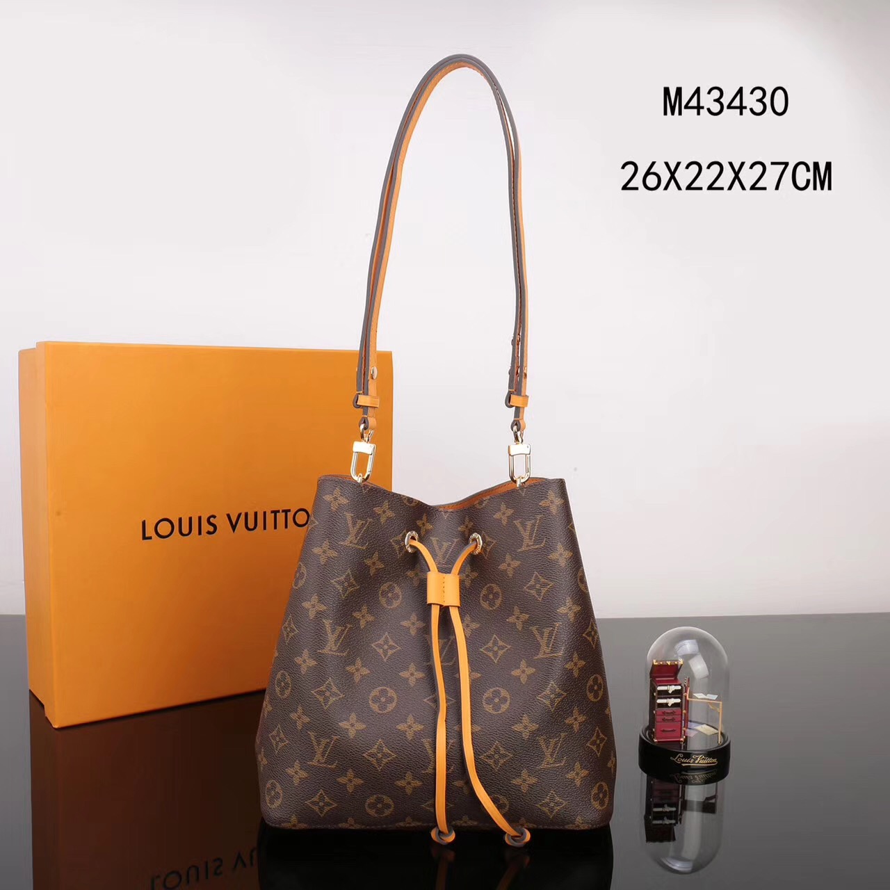 LV Louis Vuitton M43430 bags Monogram NEONOE Handbags Orange