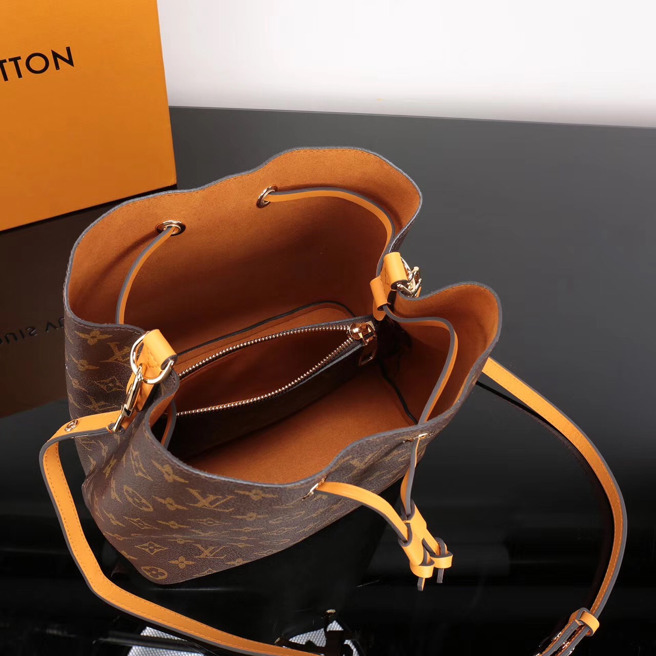 LV Louis Vuitton M43430 bags Monogram NEONOE Handbags Orange