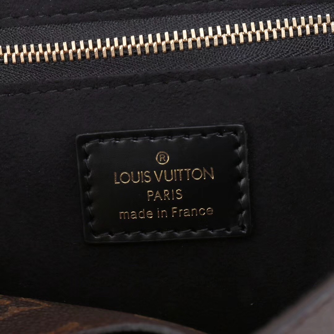 LV Louis Vuitton Monogram One Handle bags Leather M43125 Epi Handbags Black