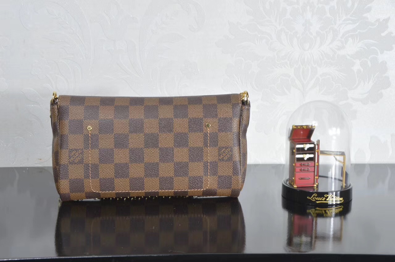 LV Louis Vuitton Favorite Small Damier bags N41276 Handbags Brown