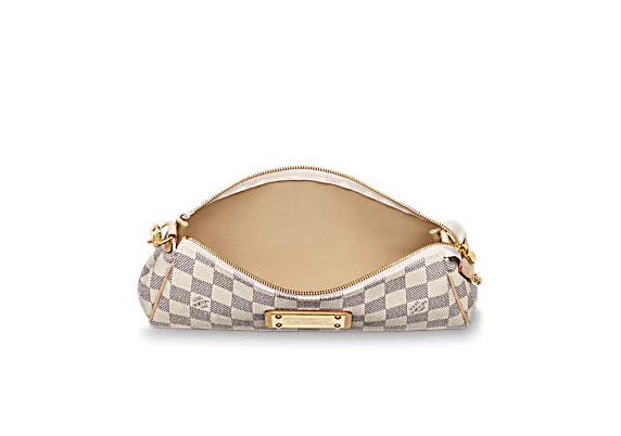 LV Louis Vuitton Eva Shoulder Damier bags N55214 Handbags White