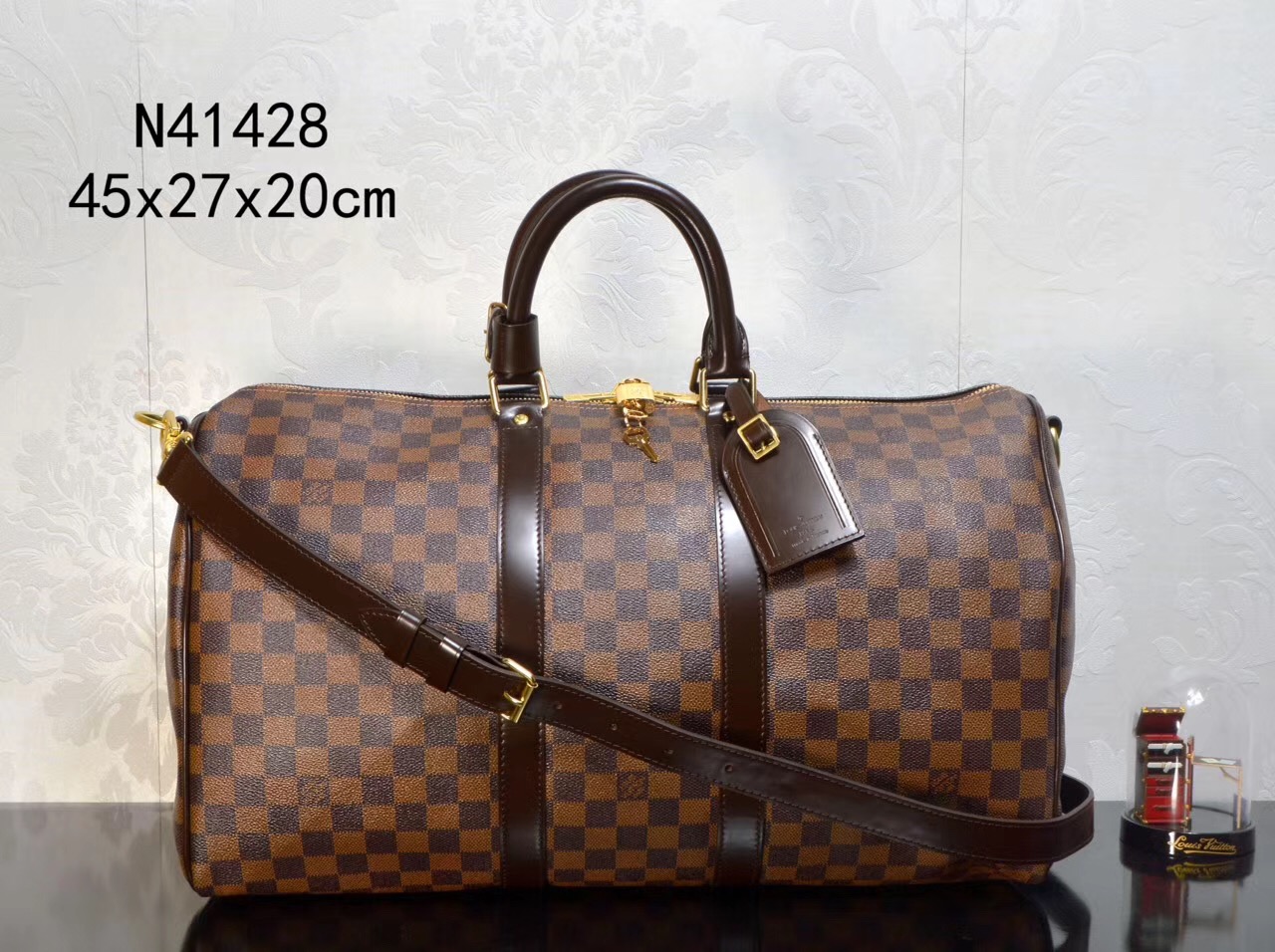 LV Louis Vuitton N41428 Keepall 45 Travelling Handbags Damier bags Brown