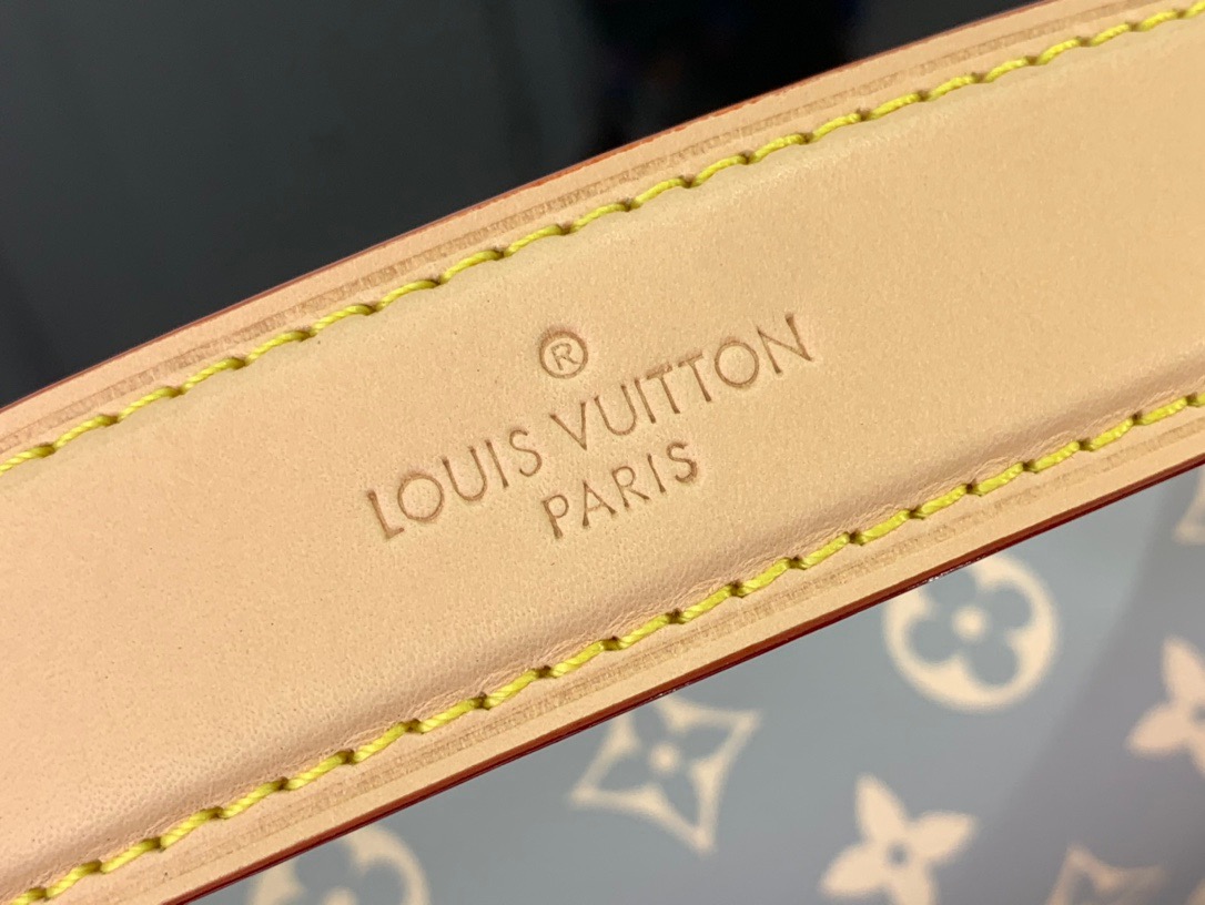 Louis Vuitton LV Monogram Side Trunk Medium Bag Handbag M12428 Gray