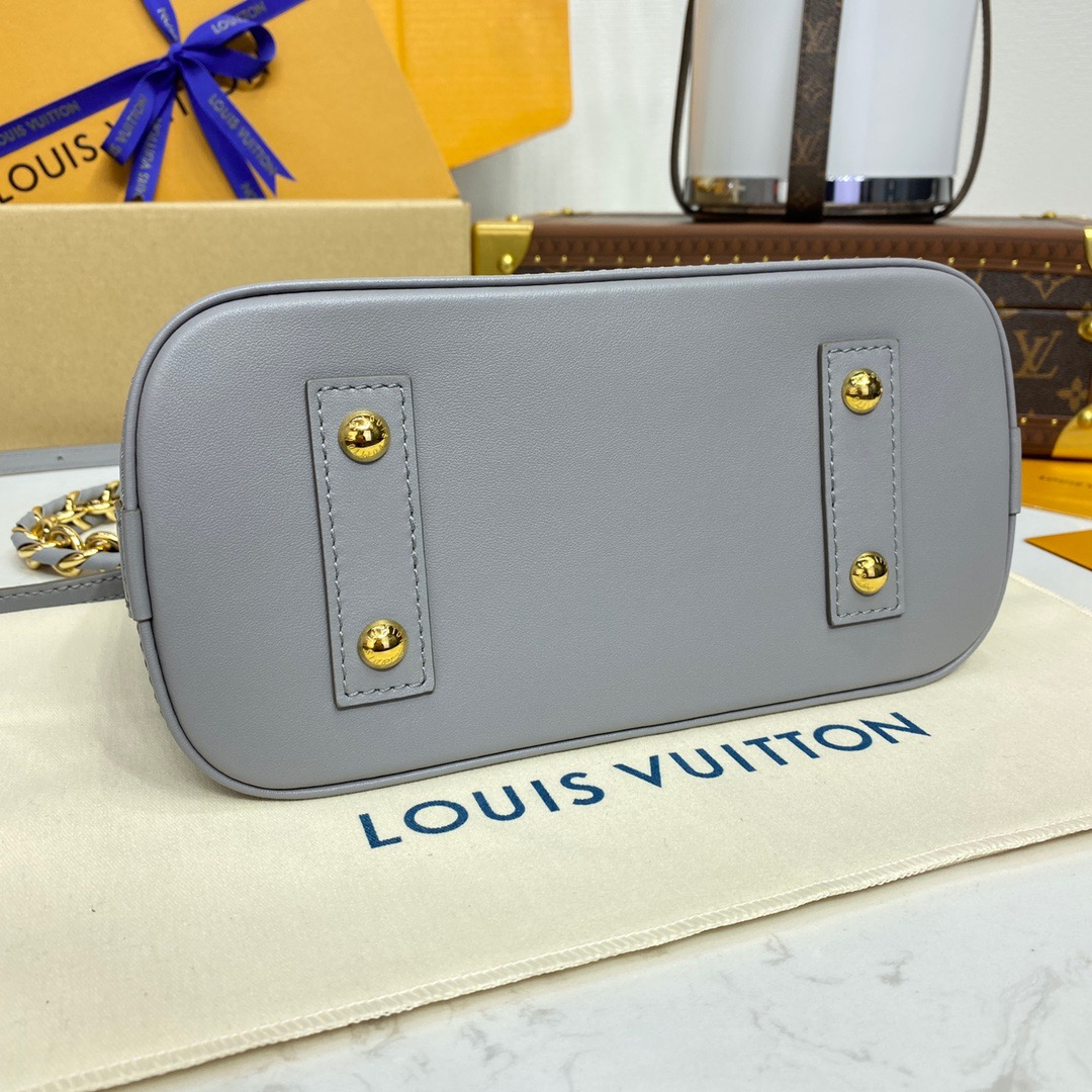 Louis Vuitton LV Monogram Ink Alma BB Bag Handbag M12561 in Gray