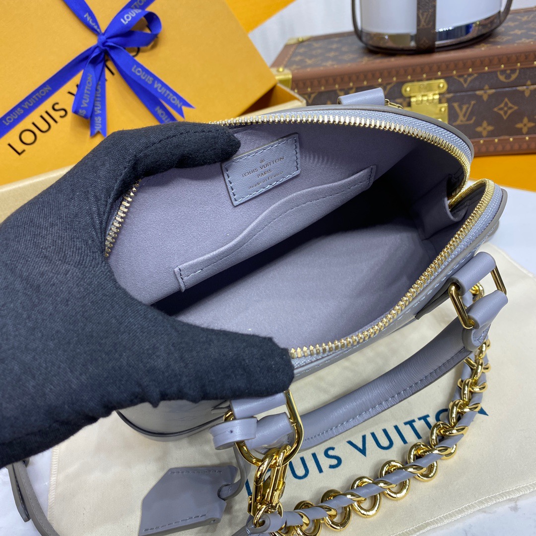 Louis Vuitton LV Monogram Ink Alma BB Bag Handbag M12561 in Gray