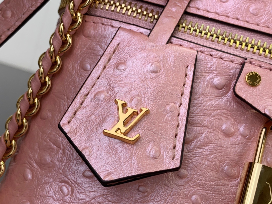 Louis Vuitton LV Vanity Chain Pouch Bag Handbag N85820 Pink