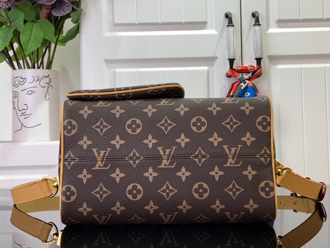 Louis Vuitton LV Monogram Speedy P9 Bandouliere 25 Bag Handbag M24443 Brown