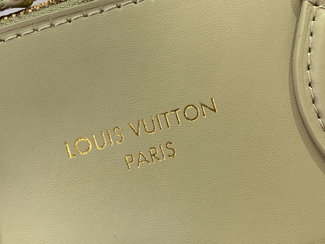 Louis Vuitton LV Calfskin Lock it Medium Tote Bag Handbag M11214 Green