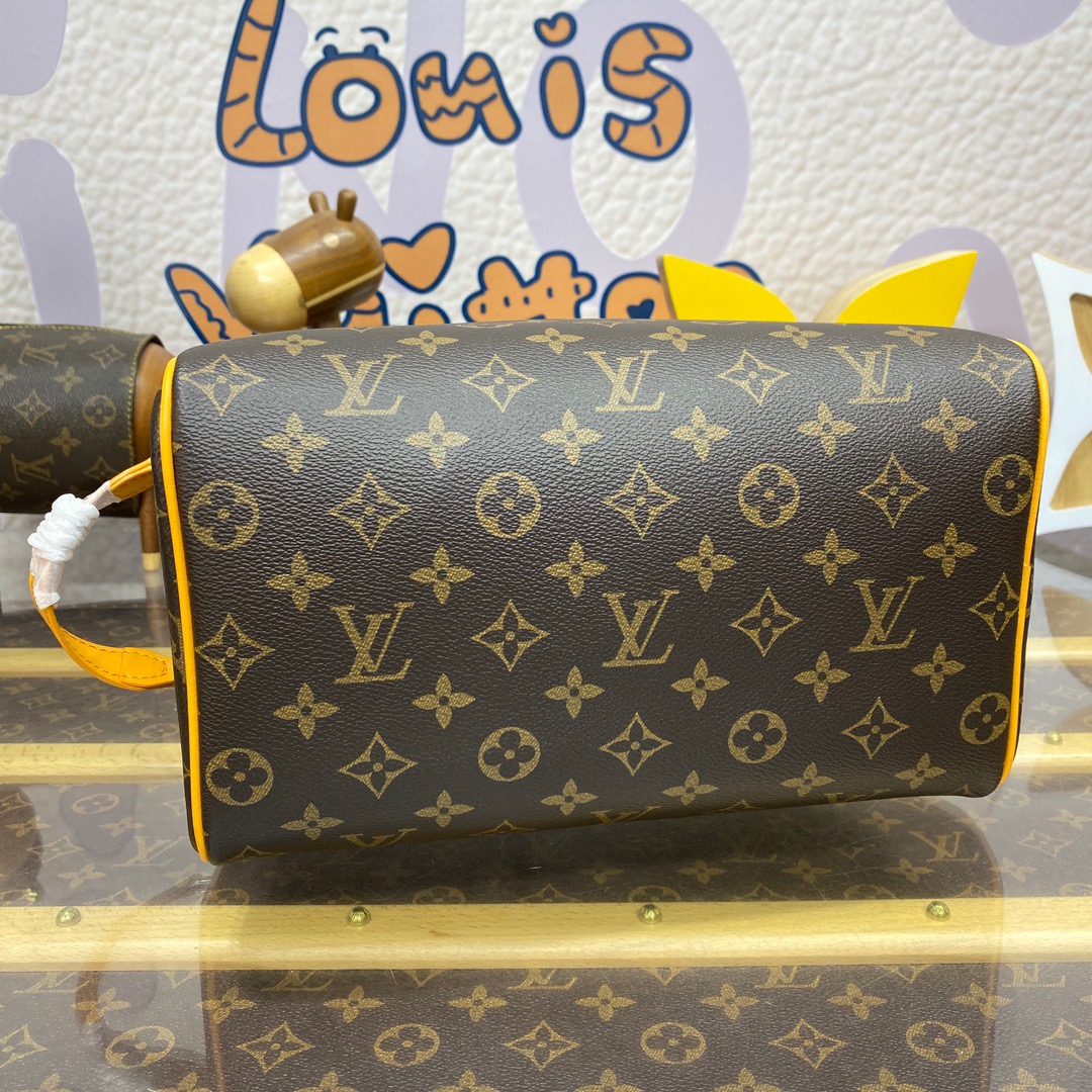 Louis Vuitton LV Monogram Dopp Kit Toiletry Bag Pouch M12643 Yellow