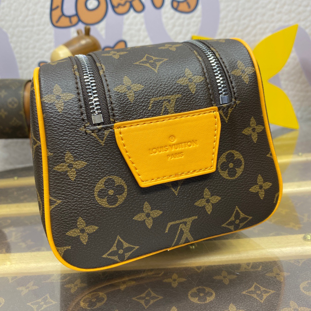 Louis Vuitton LV Monogram Dopp Kit Toiletry Bag Pouch M12643 Yellow