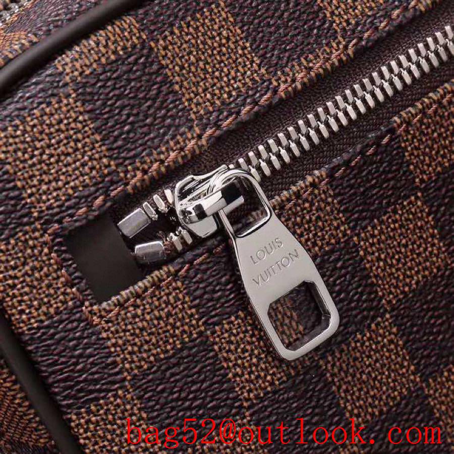 LV Louis Vuitton men damier ebene kasai clutch purse N41663