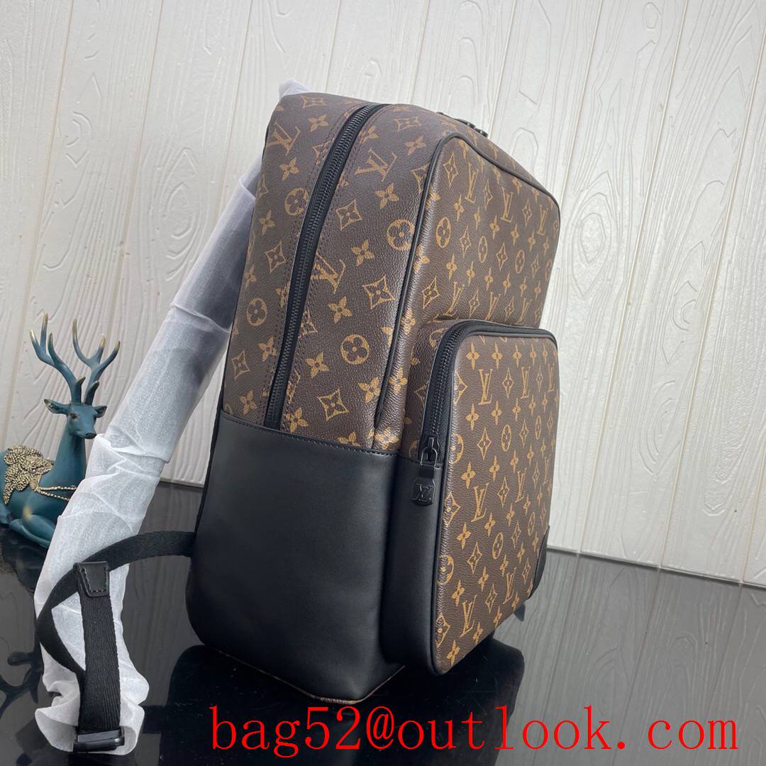 LV Louis Vuitton men dean backpack monogram macassar emanates premium sportswear allure bag M45335