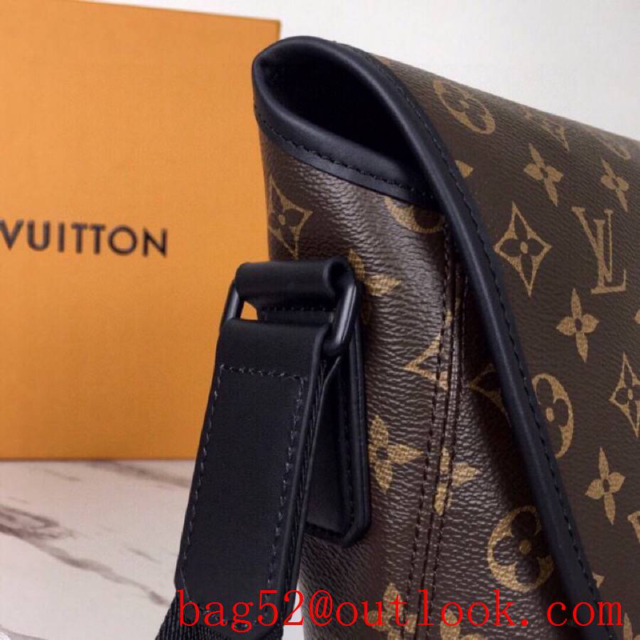 LV Louis Vuitton men monogram macassar magnetic messenger bag M45557
