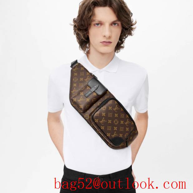 LV Louis Vuitton men monogram christopher bumbag check shoulder bag M45337